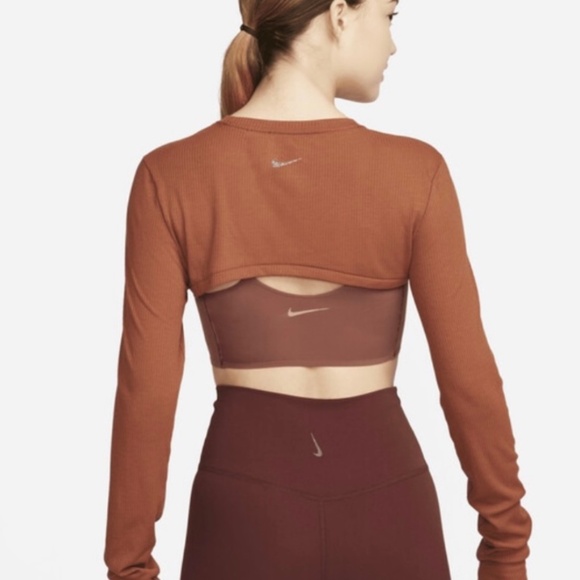 Nike Yoga Shrug in Amber L and XXL NWOT - Picture 2 of 7